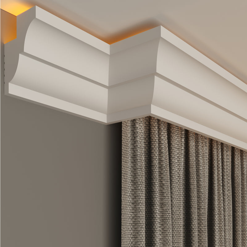 internal corner curtain cornice polystyrene for home decoration