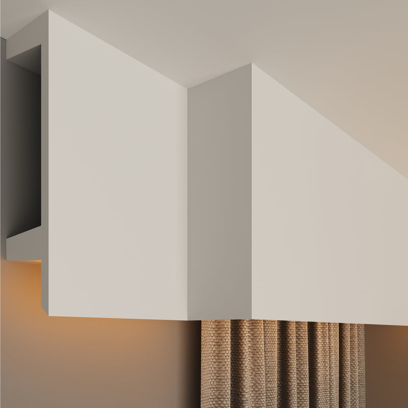 internal corner curtain cornice polystyrene for home decoration