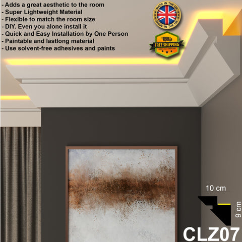 led coving cornice crown moulding xps polystyrene home wall ceiling decoration