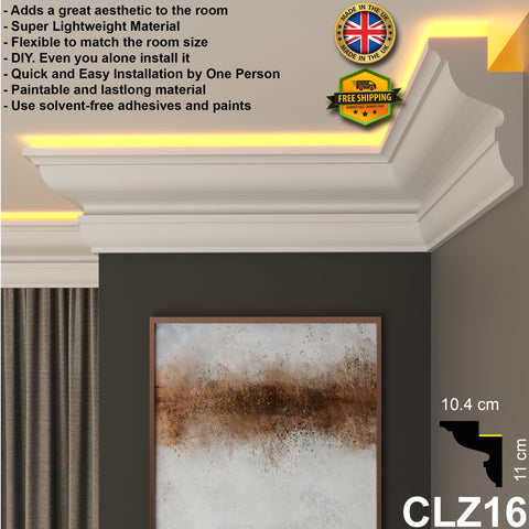 led coving cornice crown moulding xps polystyrene home wall ceiling decoration