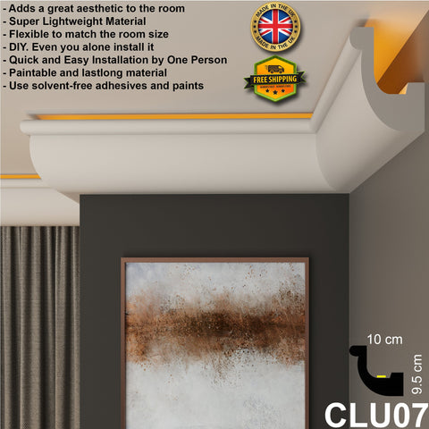 led coving cornice crown moulding xps polystyrene home wall ceiling decoration