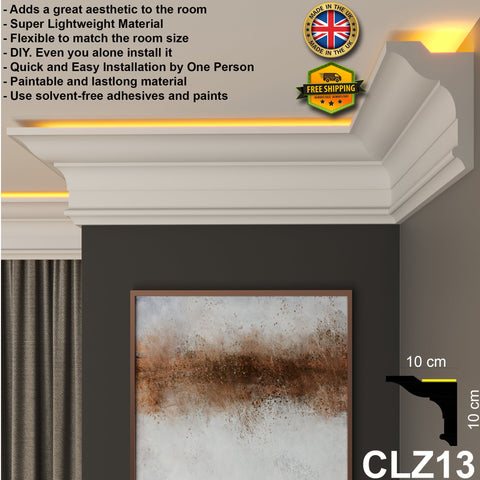 led coving cornice crown moulding xps polystyrene home wall ceiling decoration