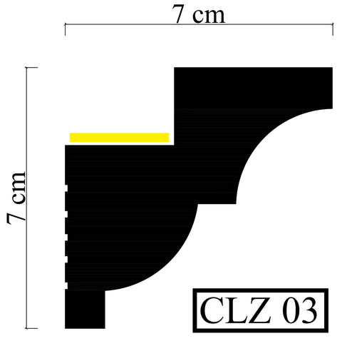 cut picture for led coving cornice
