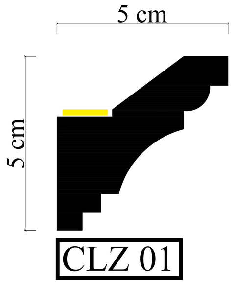 cut picture for led coving cornice