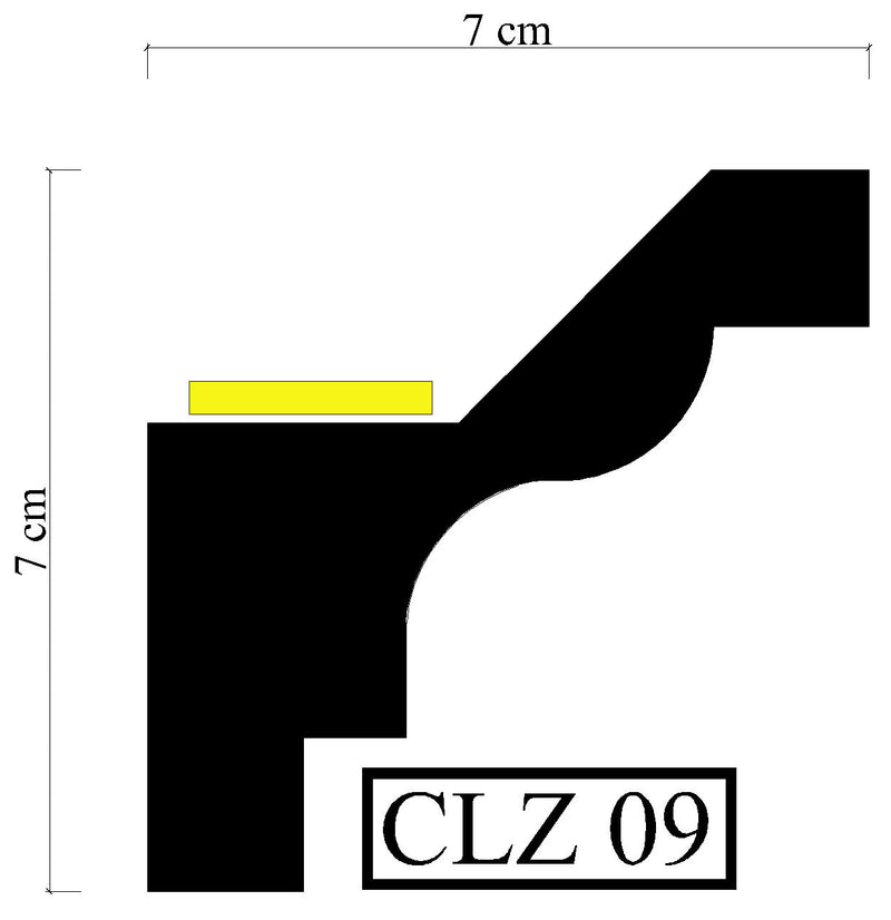 cut picture for led coving cornice