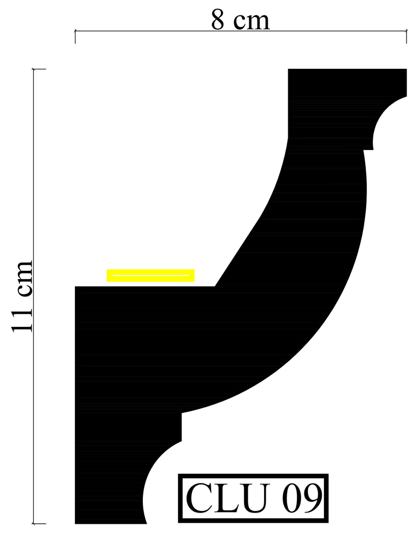 cut picture for led coving cornice