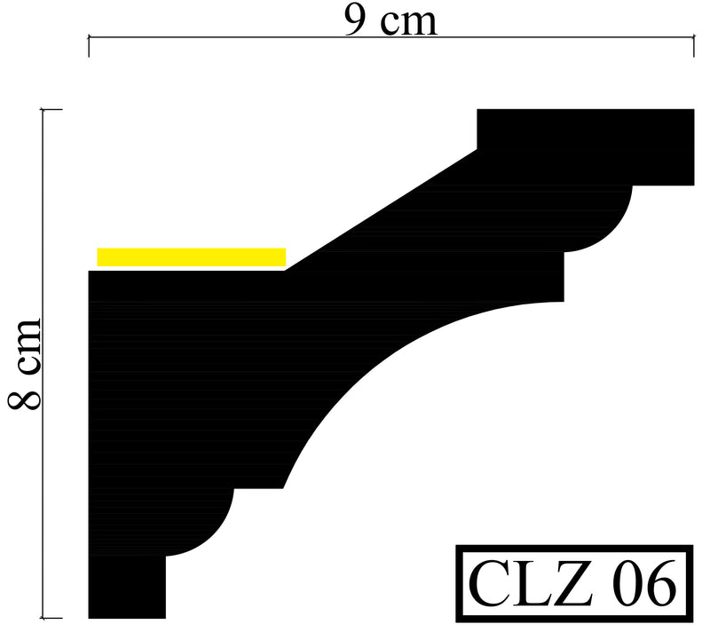 cut picture for led coving cornice