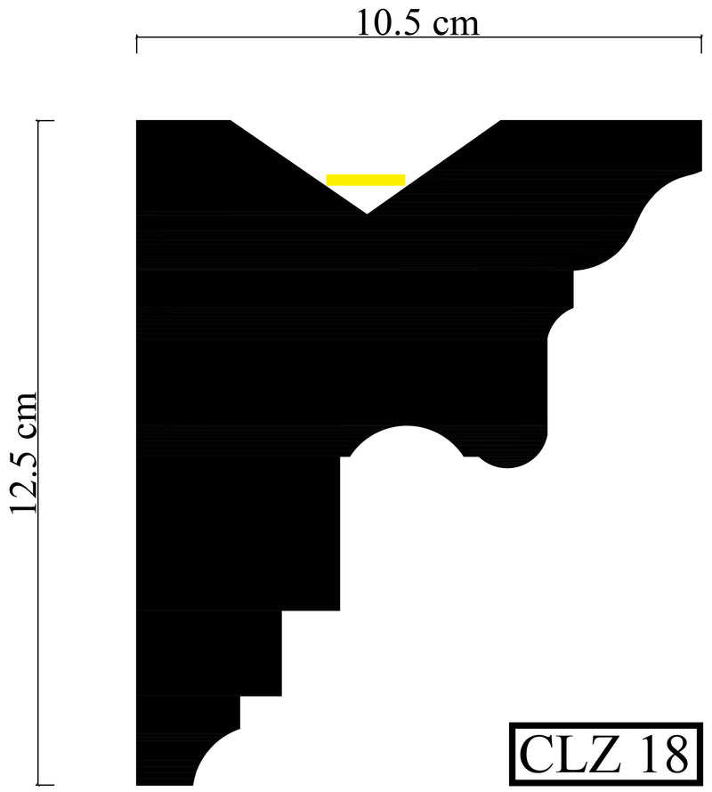 cut picture for led coving cornice