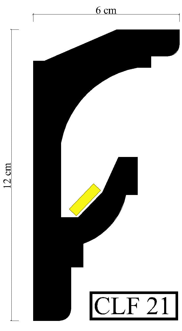 cut picture for led coving cornice