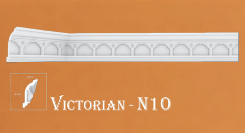 Victorian Style Polystyrene Coving Cornice Moulding - VN10