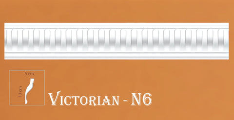 Victorian Style Polystyrene Coving Cornice Moulding - VN06