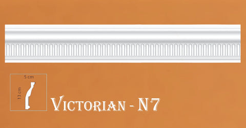 Victorian Style Polystyrene Coving Cornice Moulding - VN07