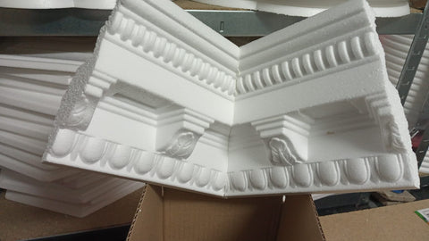 Victorian Style Polystyrene Coving Cornice Moulding - Tudor