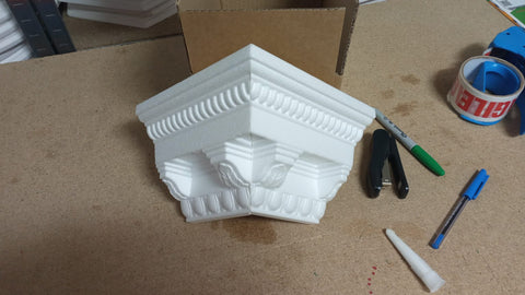 Victorian Style Polystyrene Coving Cornice Moulding - Tudor