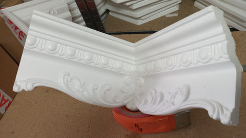 Victorian Style Polystyrene Coving Cornice Moulding - Victorian1