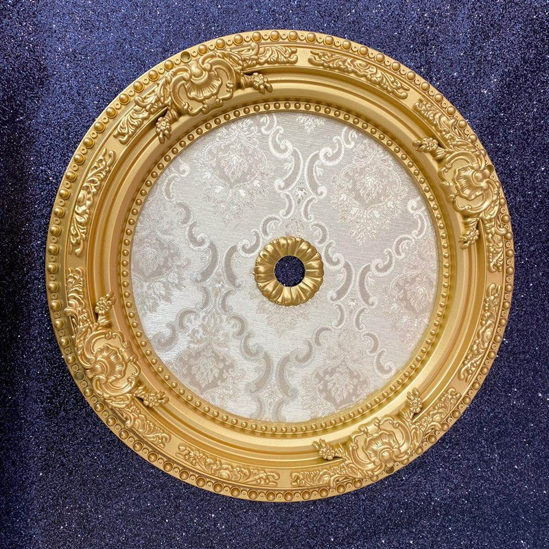 PALACE CEILING ROSE - POLYSTYRENE - DO60-A- CIRCULAR GOLD 60cm