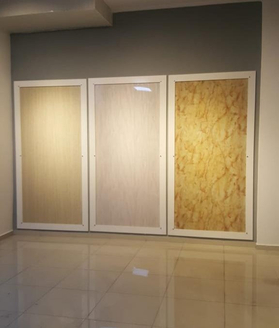 PVC PANELING MARBEL PATTERN WITH SPECIAL PROFILES