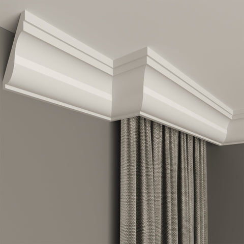internal corner curtain cornice polystyrene for home decoration