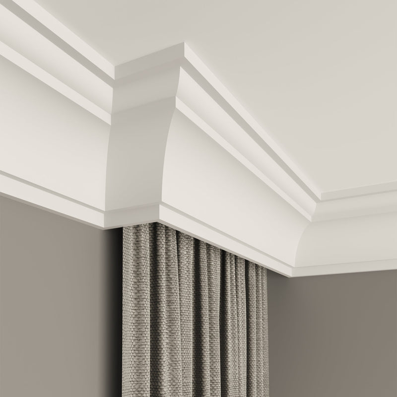 internal corner curtain cornice polystyrene for home decoration