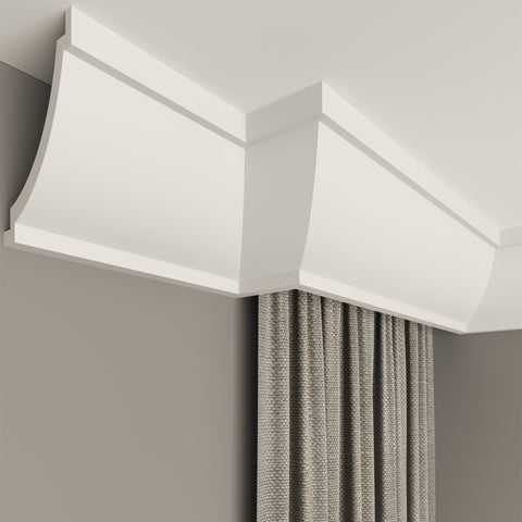 internal corner curtain cornice polystyrene for home decoration