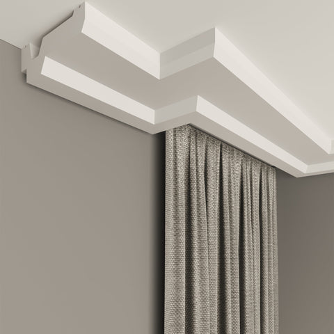 internal corner curtain cornice polystyrene for home decoration