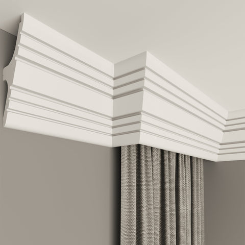 internal corner curtain cornice polystyrene for home decoration