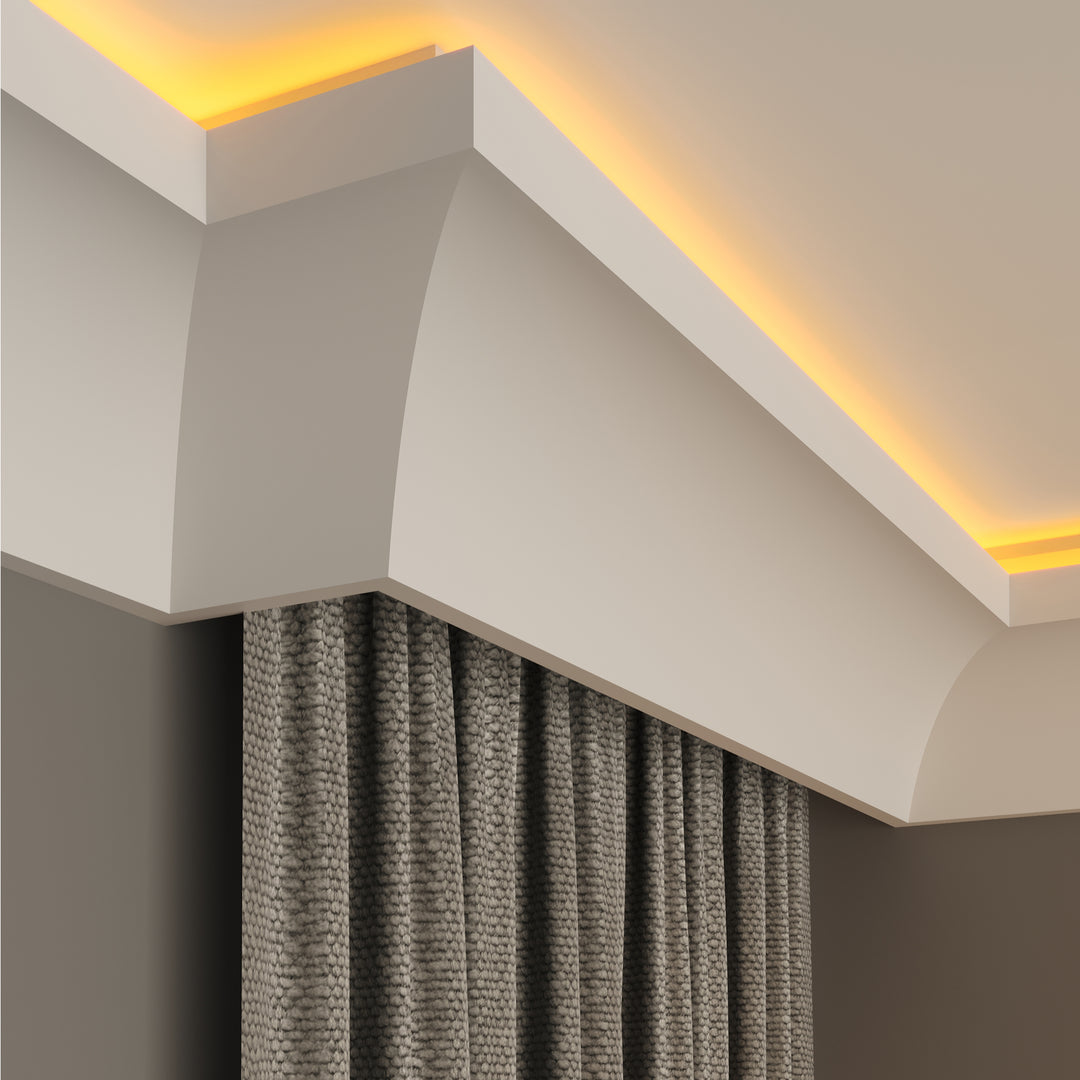 XPS LED Ceiling Coving Cornice Moulding - CLP13
