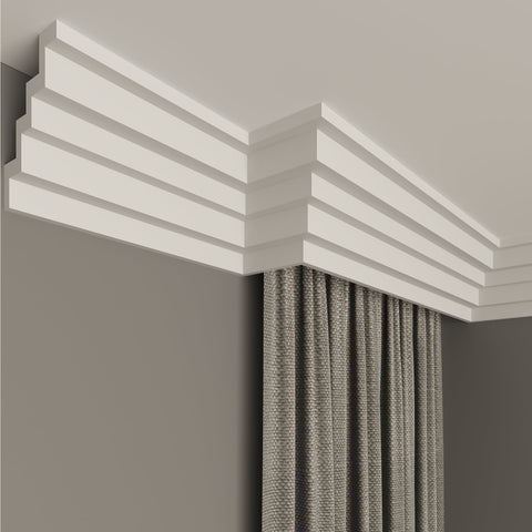 internal corner curtain cornice polystyrene for home decoration