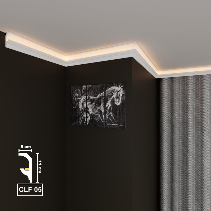 Led Coving Cornice Moulding Ceiling Decoration CLF05