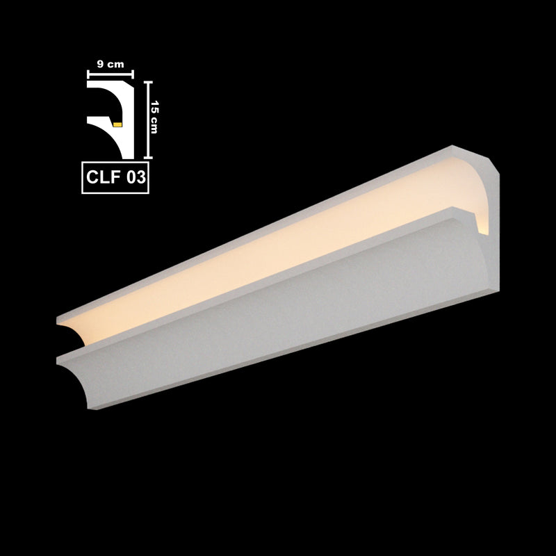 Led Coving Cornice Moulding Ceiling Decoration CLF03