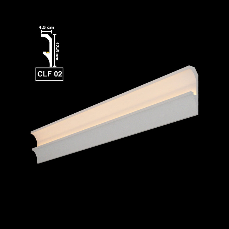 Led Coving Cornice Moulding Ceiling Decoration CLF02