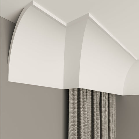 internal corner curtain cornice polystyrene for home decoration