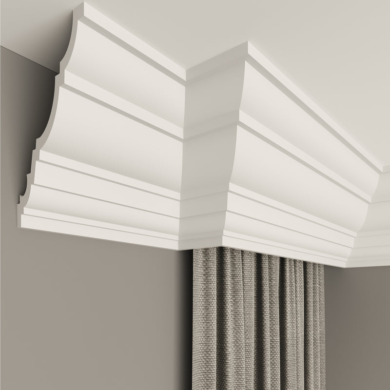 internal corner curtain cornice polystyrene for home decoration