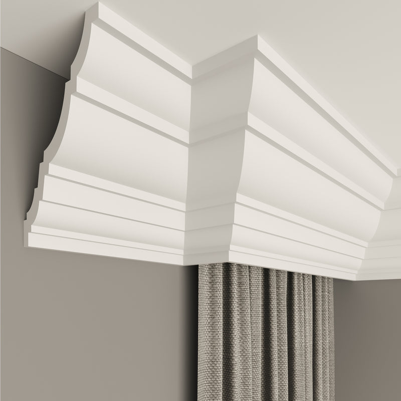 internal corner curtain cornice polystyrene for home decoration