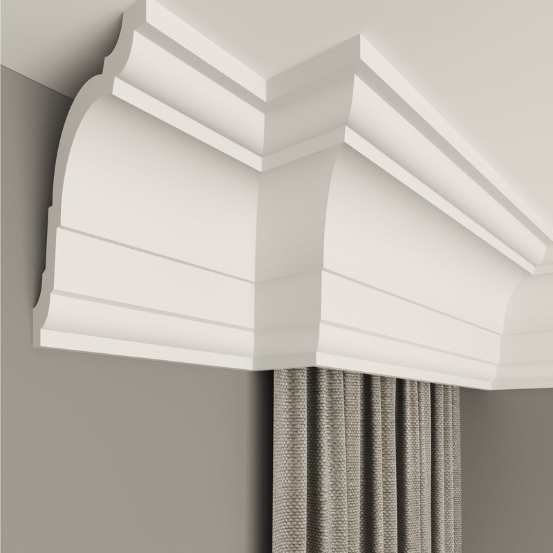 internal corner curtain cornice polystyrene for home decoration