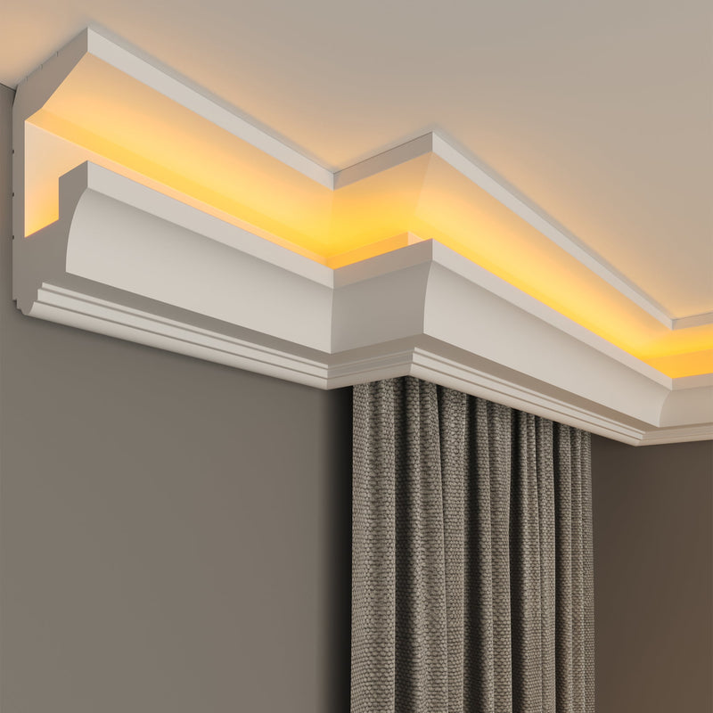 internal corner curtain cornice polystyrene for home decoration