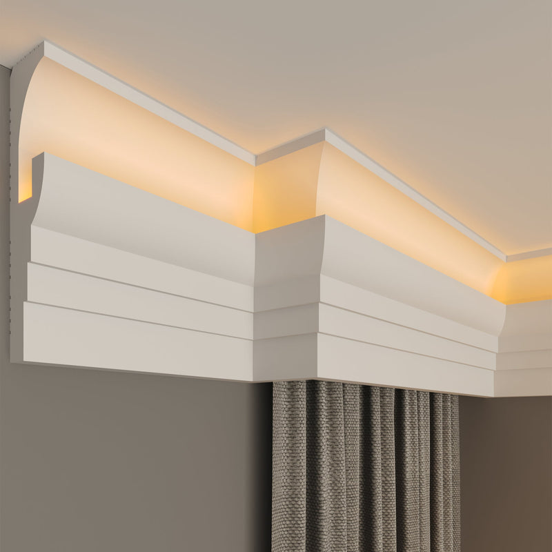 internal corner curtain cornice polystyrene for home decoration