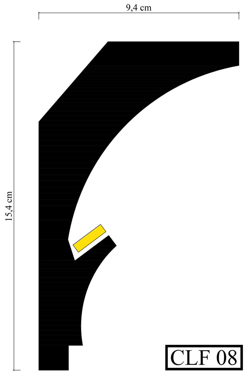 cut picture for led coving cornice