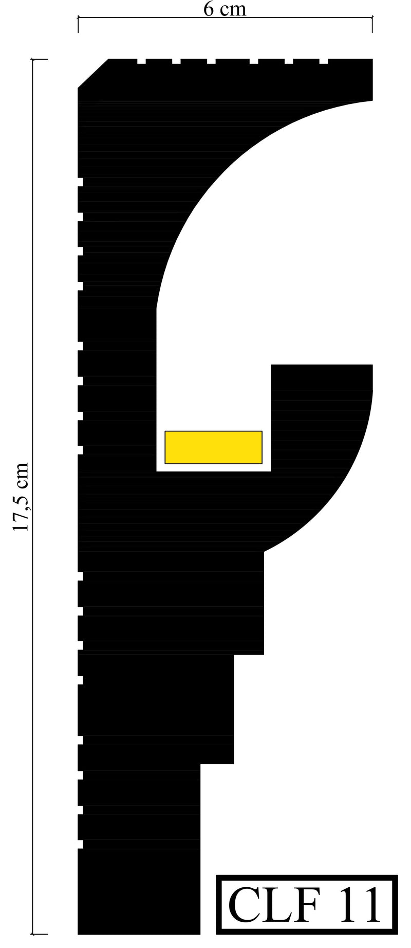 cut picture for led coving cornice