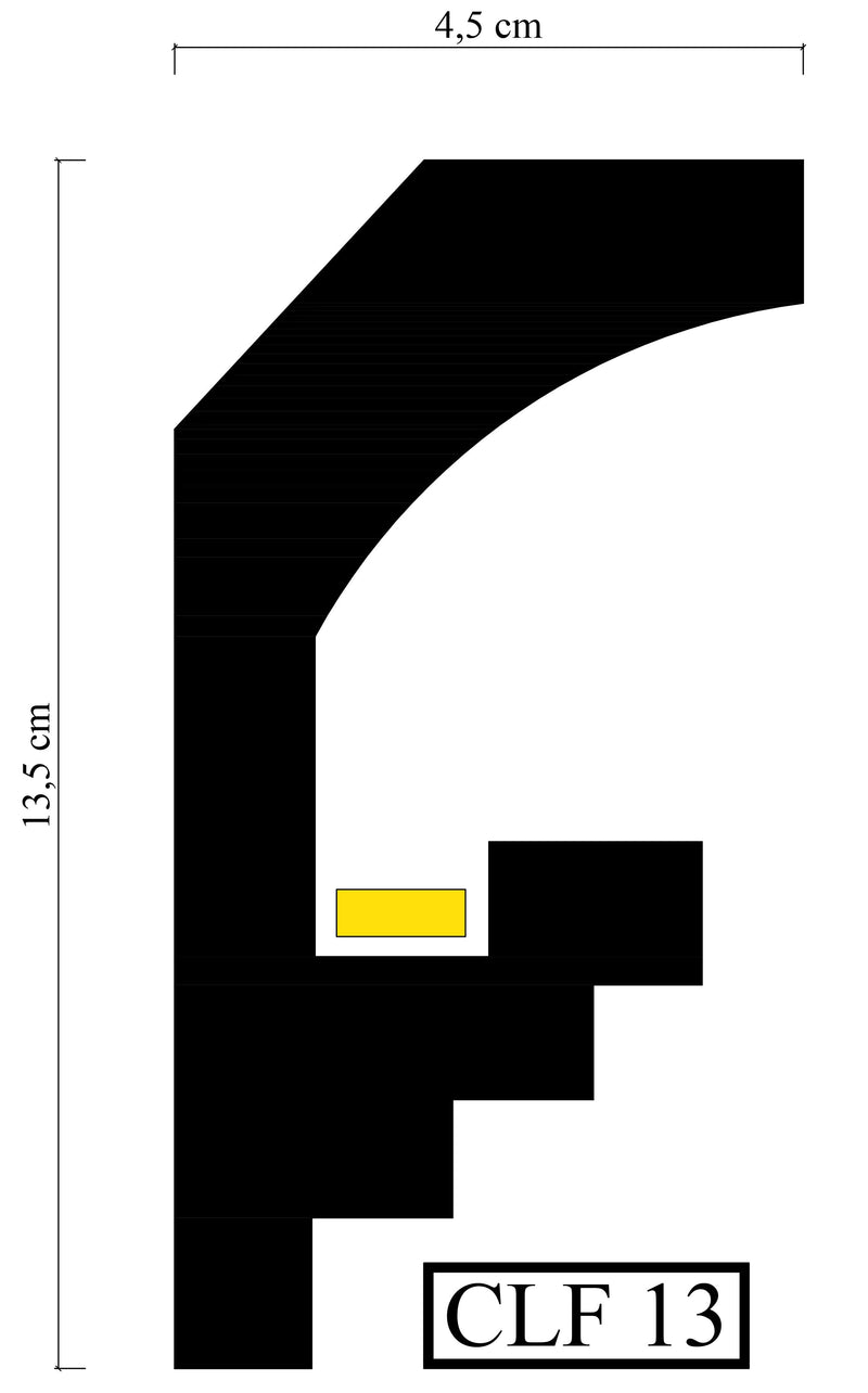 cut picture for led coving cornice