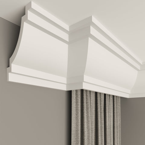 internal corner curtain cornice polystyrene for home decoration