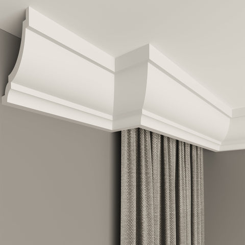 internal corner curtain cornice polystyrene for home decoration