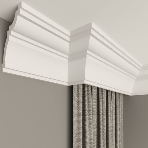 internal corner curtain cornice polystyrene for home decoration