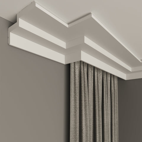 internal corner curtain cornice polystyrene for home decoration