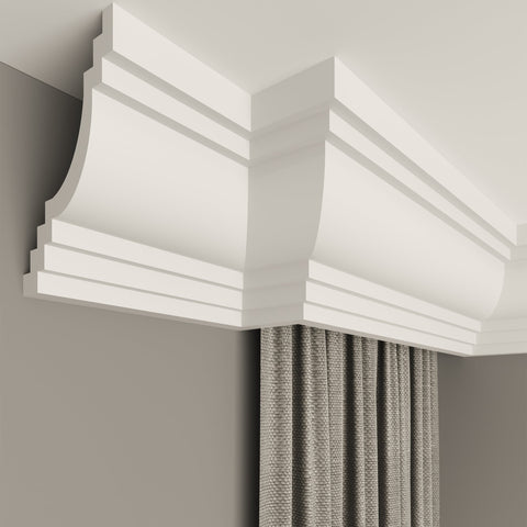 internal corner curtain cornice polystyrene for home decoration