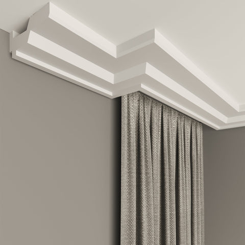 internal corner curtain cornice polystyrene for home decoration