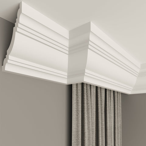 internal corner curtain cornice polystyrene for home decoration