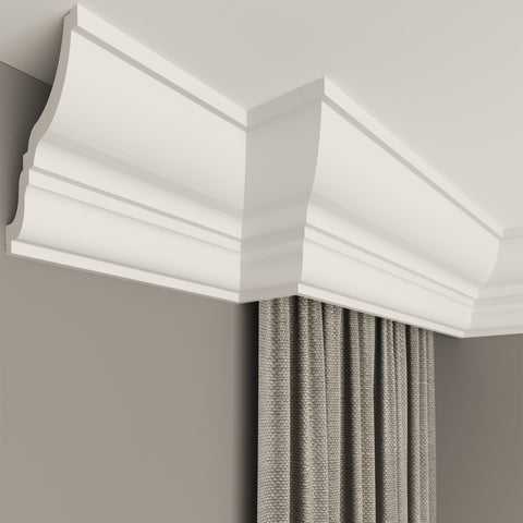 internal corner curtain cornice polystyrene for home decoration
