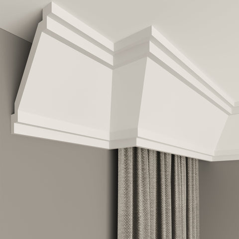 internal corner curtain cornice polystyrene for home decoration