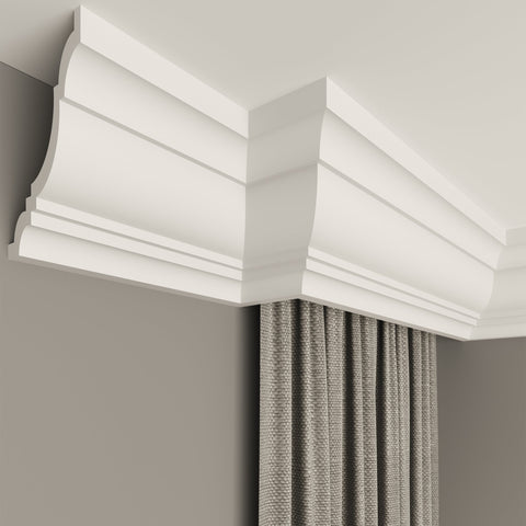 internal corner curtain cornice polystyrene for home decoration